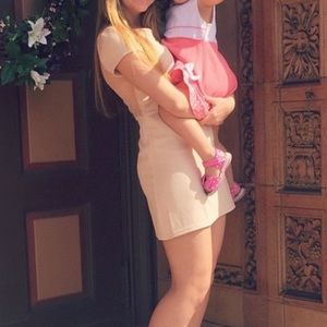 Mesh back dress from Tobi